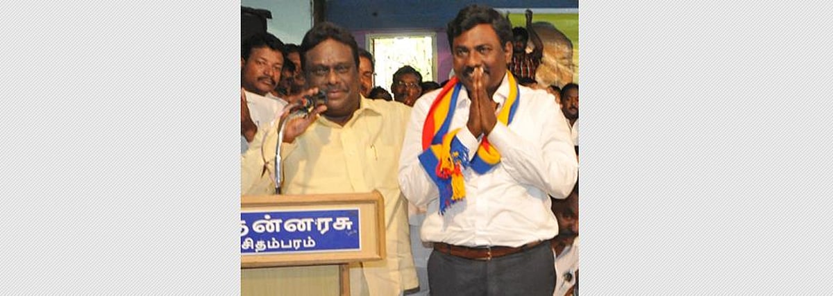 முதன்முதலில் சிதம்பரத்தில் தேர்தல் பிரசார மேடை ஏறிய ஜெ.குரு எம்எல்ஏ!